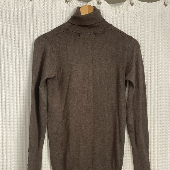 Zara Brown Turtleneck Sweater | Size Medium - Picture 2 of 6